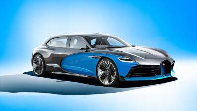 Bugatti анонсировала электрический седан Royale