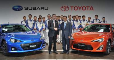 Toyota и Subaru создадут общую модель
