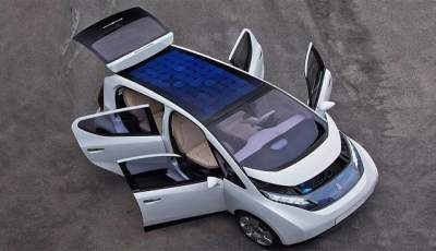 В Германии создали электромобиль на солнечных батареях