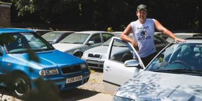 В Британии мужчина создал "приют" для брошенных авто Skoda