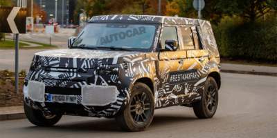 Фотошпионы показали новый Land Rover Defender
