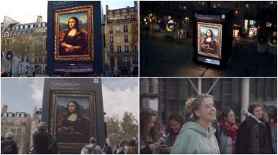 Интерактивная "Мона Лиза" начала рекламировать BMW