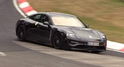 Porsche провела испытания нового электромобиля