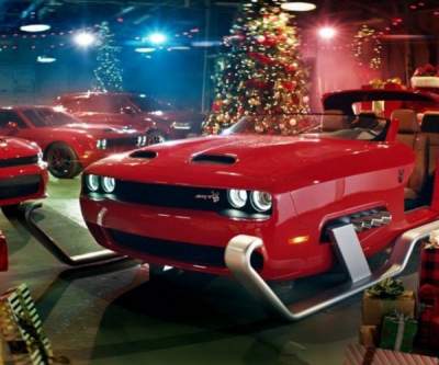 808 "лошадок": Dodge создала сани для Санта-Клауса