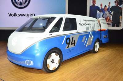 Volkswagen презентовала новый электрический фургон