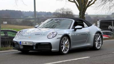 Фотошпионы показали новый кабриолет Porsche 911