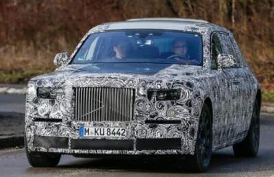 Новый Rolls-Royce Ghost тестируют в Германии