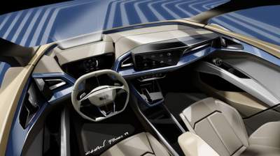 Audi рассекретила дизайн нового электрического кроссовера