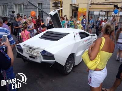 ВАЗ-2108 превратили в необычный Lamborghini