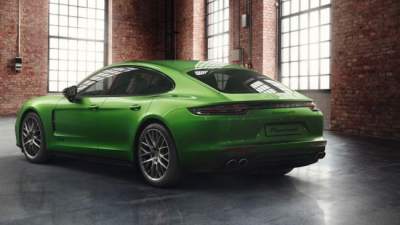 Porsche выпустила эксклюзивную Panamera с зеленой отделкой