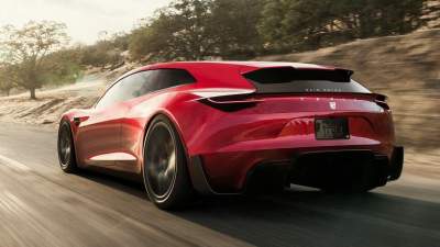 Дизайнеры показали, как может выглядеть рестайлинг Tesla Roadster